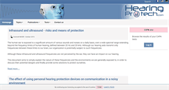 Desktop Screenshot of hearingprotech.com